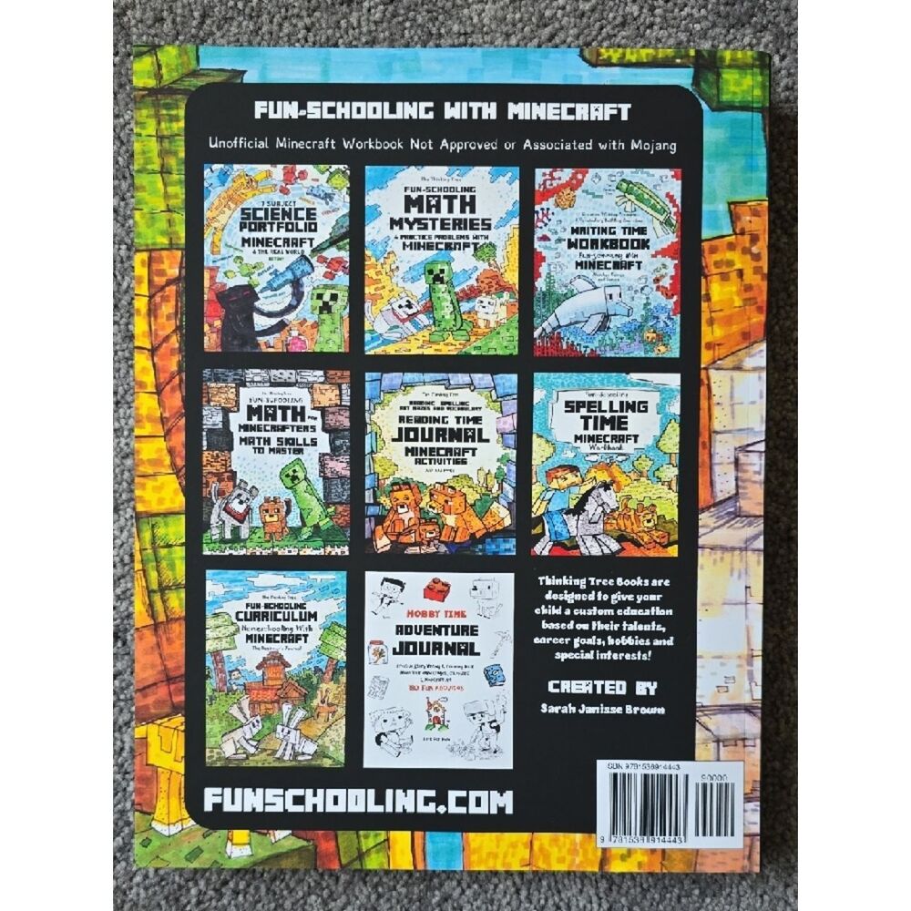 Do-It-Yourself Curriculum: Fun-Schooling with Minecraft Ages 9 - 12 ADHD Autism - Picture 2 of 16